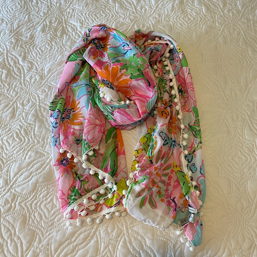 Lilly Pulitzer sheer scarf NWT